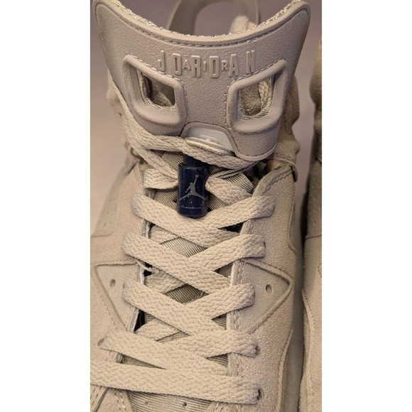 Air Jordan 6 VI Mid Georgetown Retro Men's Size-7 Grey/Blue Sneakers CT8529-012 - Picture 8 of 16